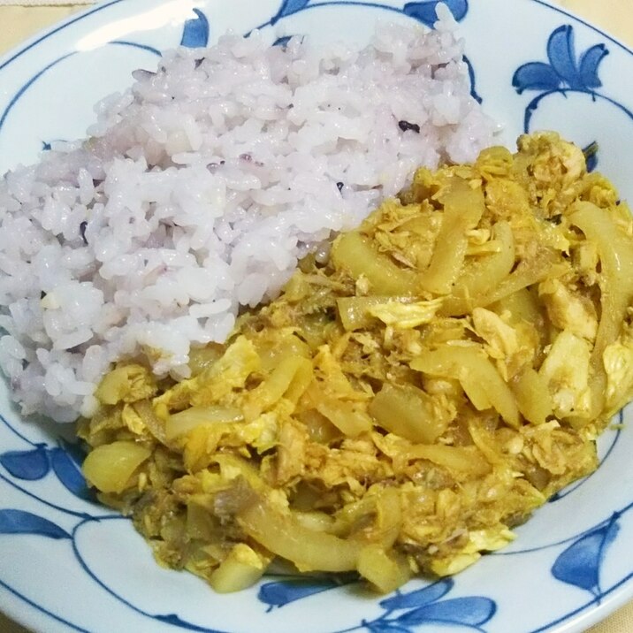 ルーなしでOK!サバ缶カレー♪